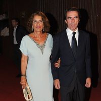 José María Aznar y Ana Botella en la Gala Starlite de Marbella 2018