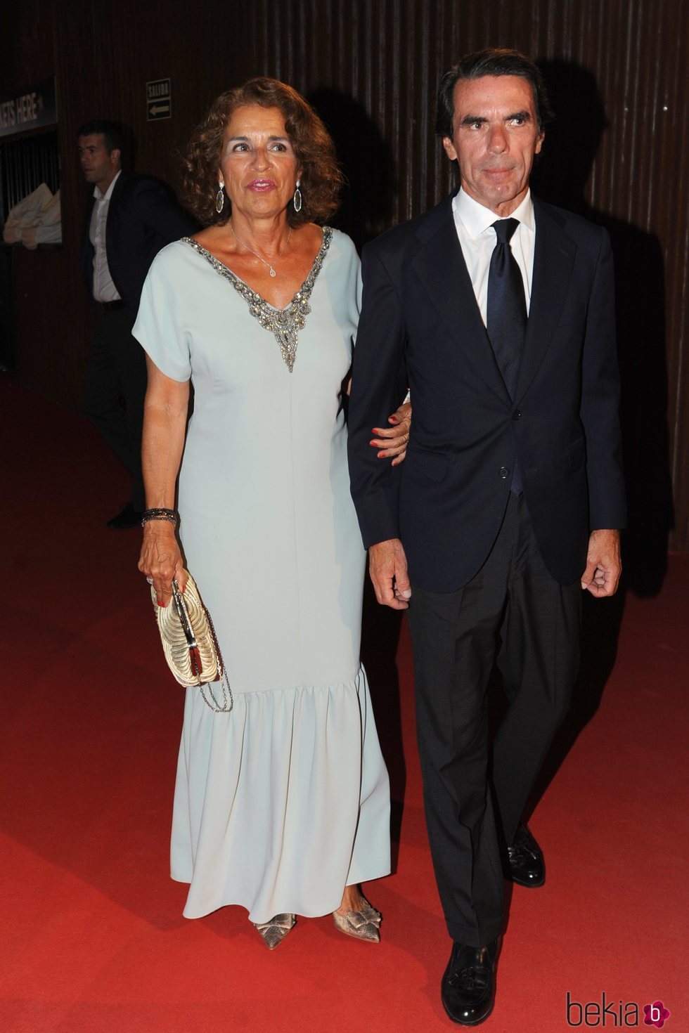 José María Aznar y Ana Botella en la Gala Starlite de Marbella 2018