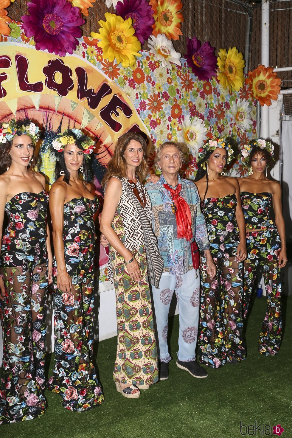 Ana García Siñeriz en la 'Flower Power' 2018 en Ibiza