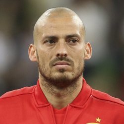 David Silva con La Roja