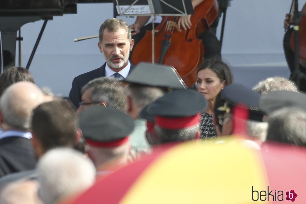 Los Reyes Felipe y Letizia en los actos de homenaje por el primer aniversario de los atentados de Barcelona y Cambrils