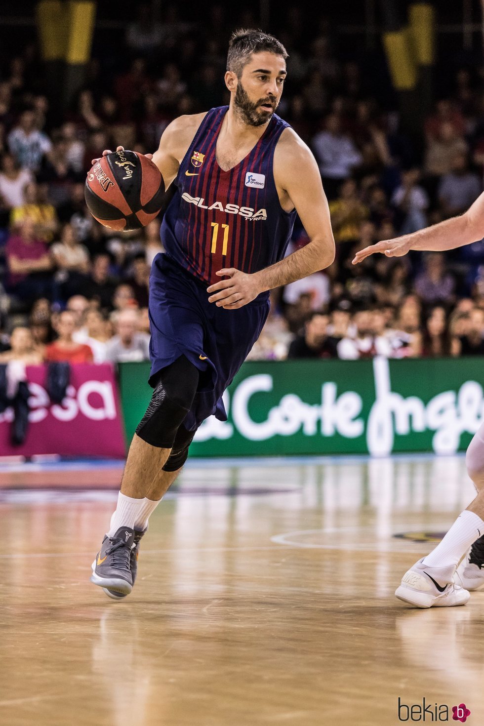 Juan Carlos Navarro en un partido con el Barcelona 2018