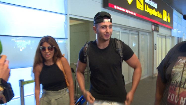 Chabelita Pantoja y Omar Montes en su regreso a España tras su vacaciones en Miami