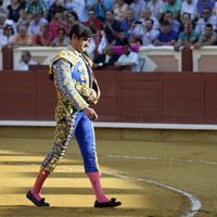 Jesulín de Ubrique entrando en la plaza de toros de Cuenca durante la Feria de San Julián 2018