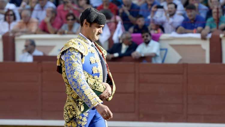 Jesulín de Ubrique entrando en la plaza de toros de Cuenca durante la Feria de San Julián 2018