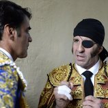 Jesulín de Ubrique con Juan José Padilla en la plaza de toros de Cuenca durante la Feria de San Julián 2018