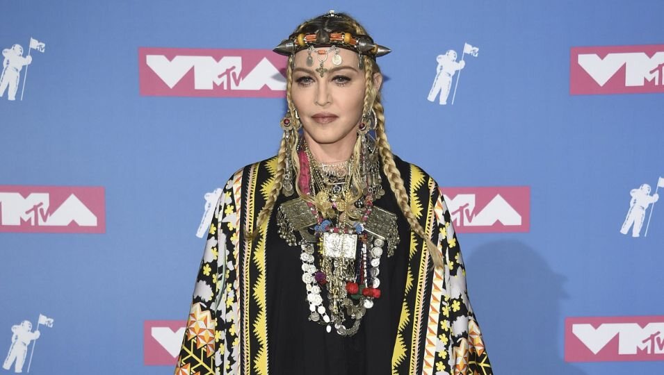 Madonna en la alfombra roja de los VMAs 2018