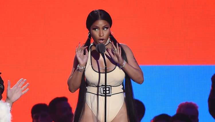 Nicki Minaj durante su actuación en los Video Music Awards 2018