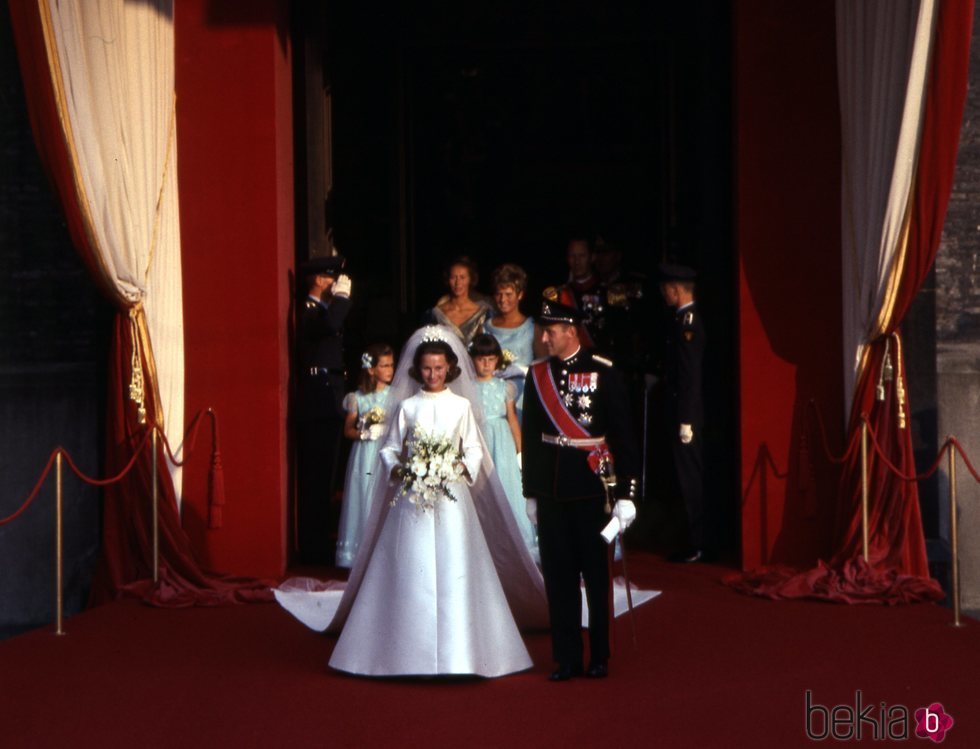 Boda de los Reyes Harald y Sonia de Noruega