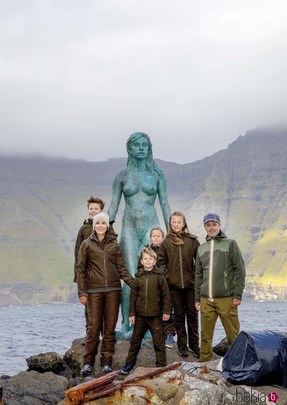 La Familia Real danesa en una visita oficial en las Islas Faroe