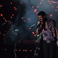 Melendi durante su concierto en el Festival Starlite de Marbella 2018