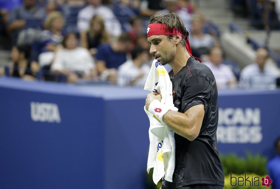 David Ferrer en el Us Open, su último Grand Slam