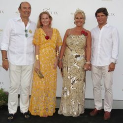 Fiona Ferrrer y Javier Fal-Conde en la fiesta de cumpleaños de Félix Revuelta