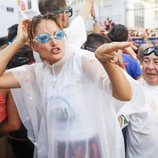 Alba Carrillo dándolo todo en la Tomatina de Buñol