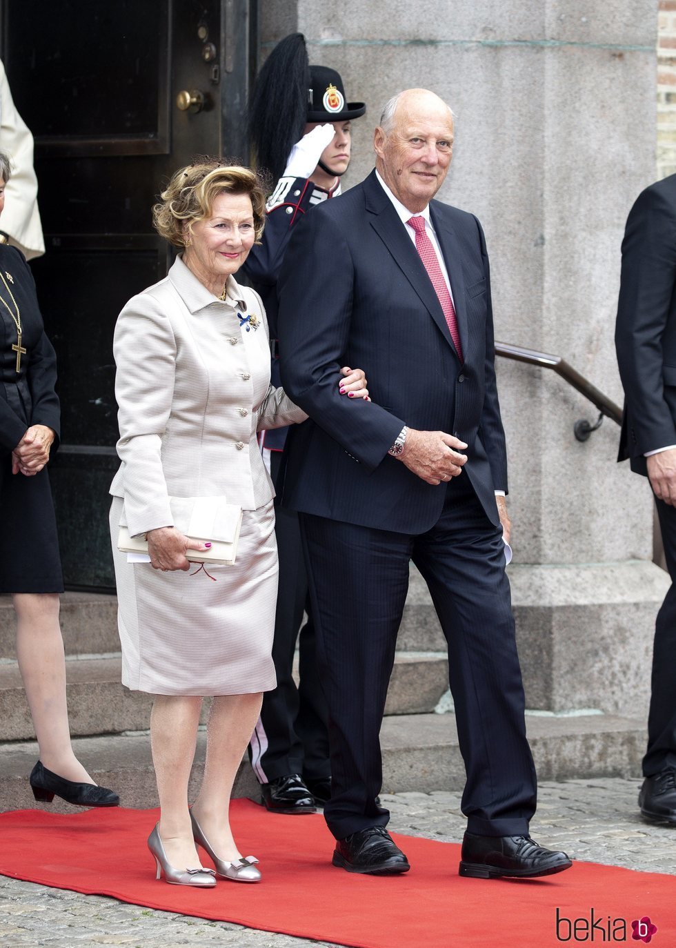 Harald y Sonia de Noruega en sus Bodas de Oro