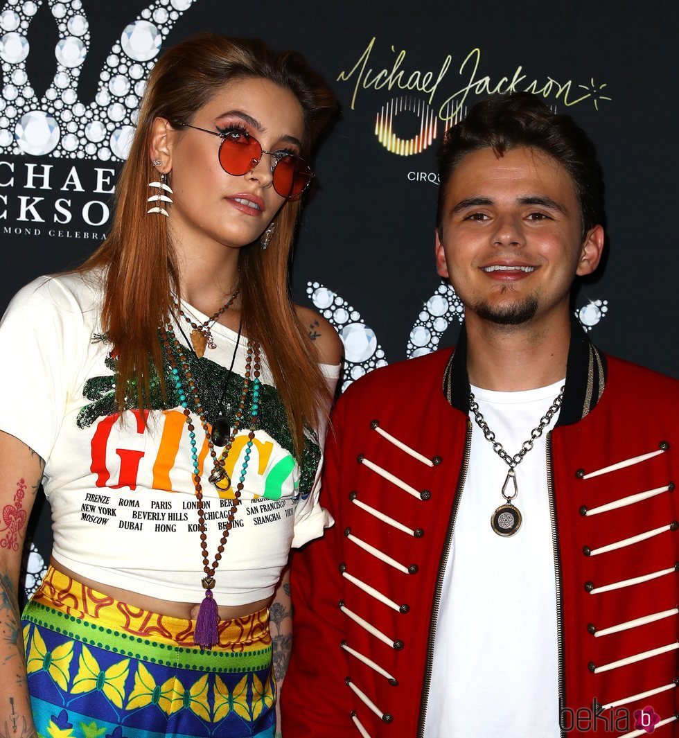 Paris y Prince Jackson en el evento 'Michael Jackson Diamond'