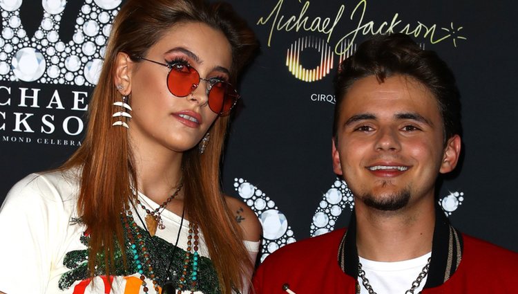 Paris y Prince Jackson en el evento 'Michael Jackson Diamond'