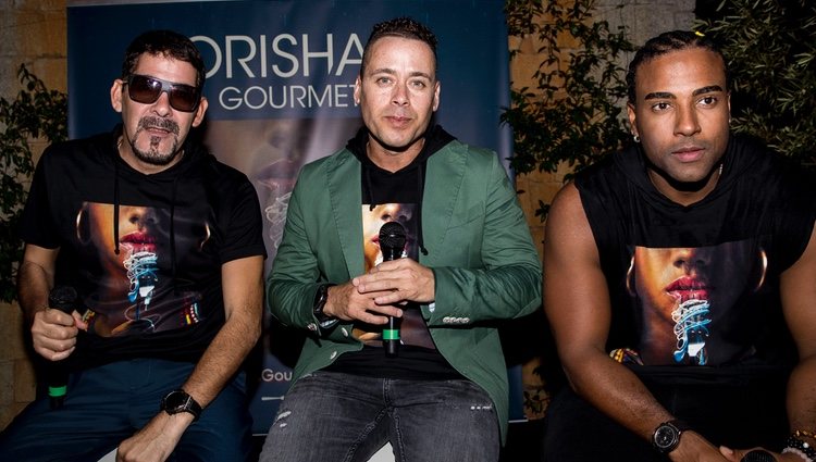 Orishas en la presentación de su nuevo disco 'Gourmet'