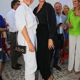 Vicky Martín Berrocal con su hija Alba Díaz en la Goyesca 2018