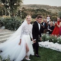 Chiara Ferragni y Fedez después de darse el 'sí, quiero'