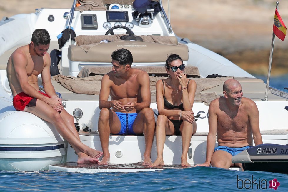 Zidane y su familia de vacaciones por Ibiza