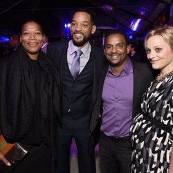 Will Smith y Alfonso Ribeiro en la premier de la película 'Focus'