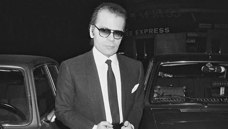 Karl Lagerfeld en París en 1978