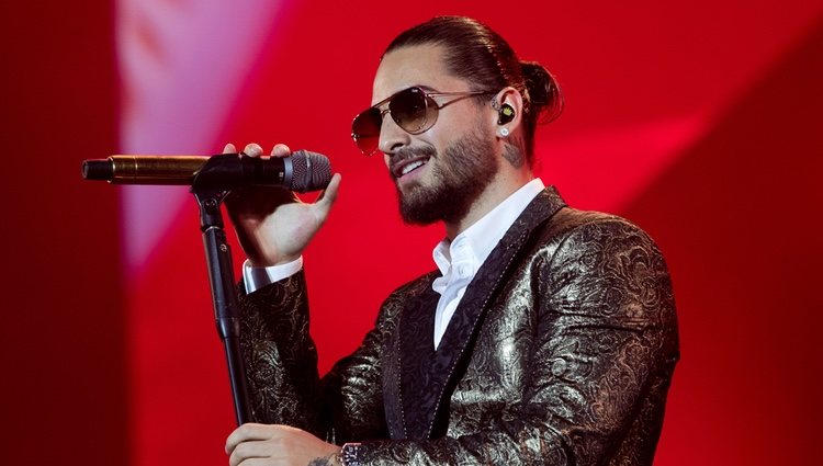 Maluma en su concierto de Madrid en el Palacio de los Deportes