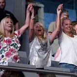 Belén Esteban con sus amigas Mariví y Tina en el concierto de Maluma