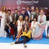 Los concursantes de la tercera edición de 'Masterchef Celebrity' en el FesTVal de Vitoria 2018