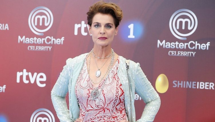 Antonia Dell'Atte en la presentación de 'Masterchef Celebrity 3' en el FesTVal de Vitoria 2018