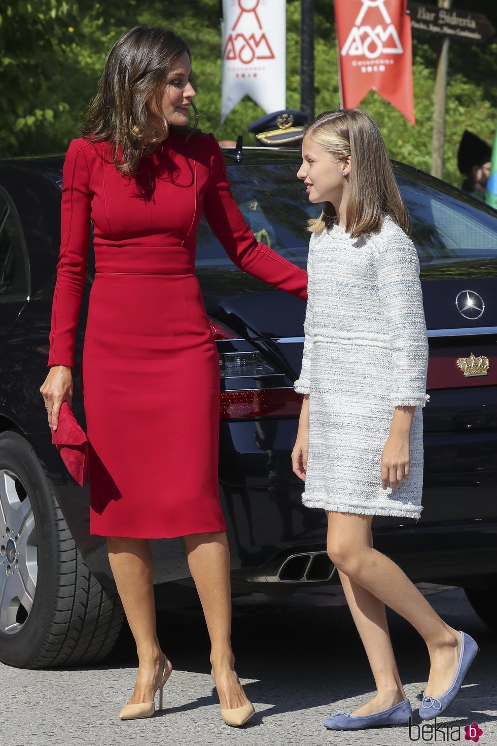 La Reina Letizia y la Princesa Leonor en Covadonga