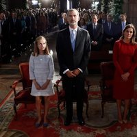 Los Reyes Felipe y Letizia en la Misa por el centenario de la Coronación de la Virgen de Covadonga