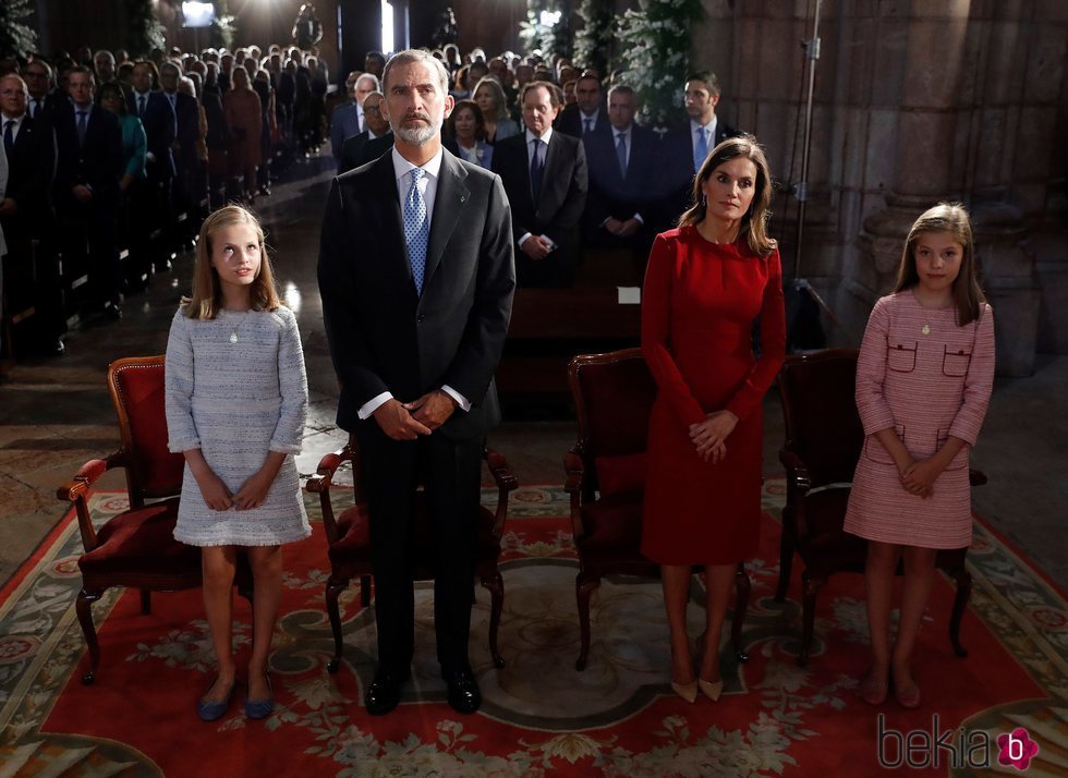 Los Reyes Felipe y Letizia en la Misa por el centenario de la Coronación de la Virgen de Covadonga