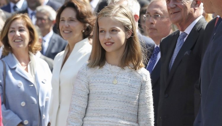 La Princesa Leonor en su primera visita oficial a Covadonga