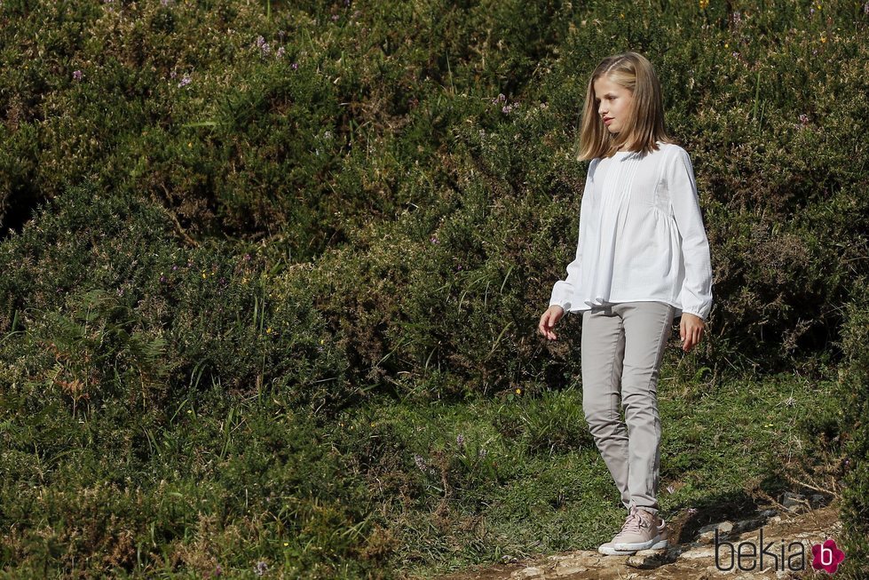 La Princesa Leonor en los Lagos de Covadonga