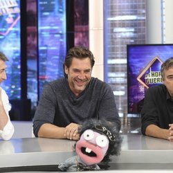 Javier Bardem y Javier Fernández en 'el Hormiguero' 2018