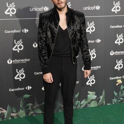 Blas Cantó en la cena de nominados de Los40 Music Awards 2018