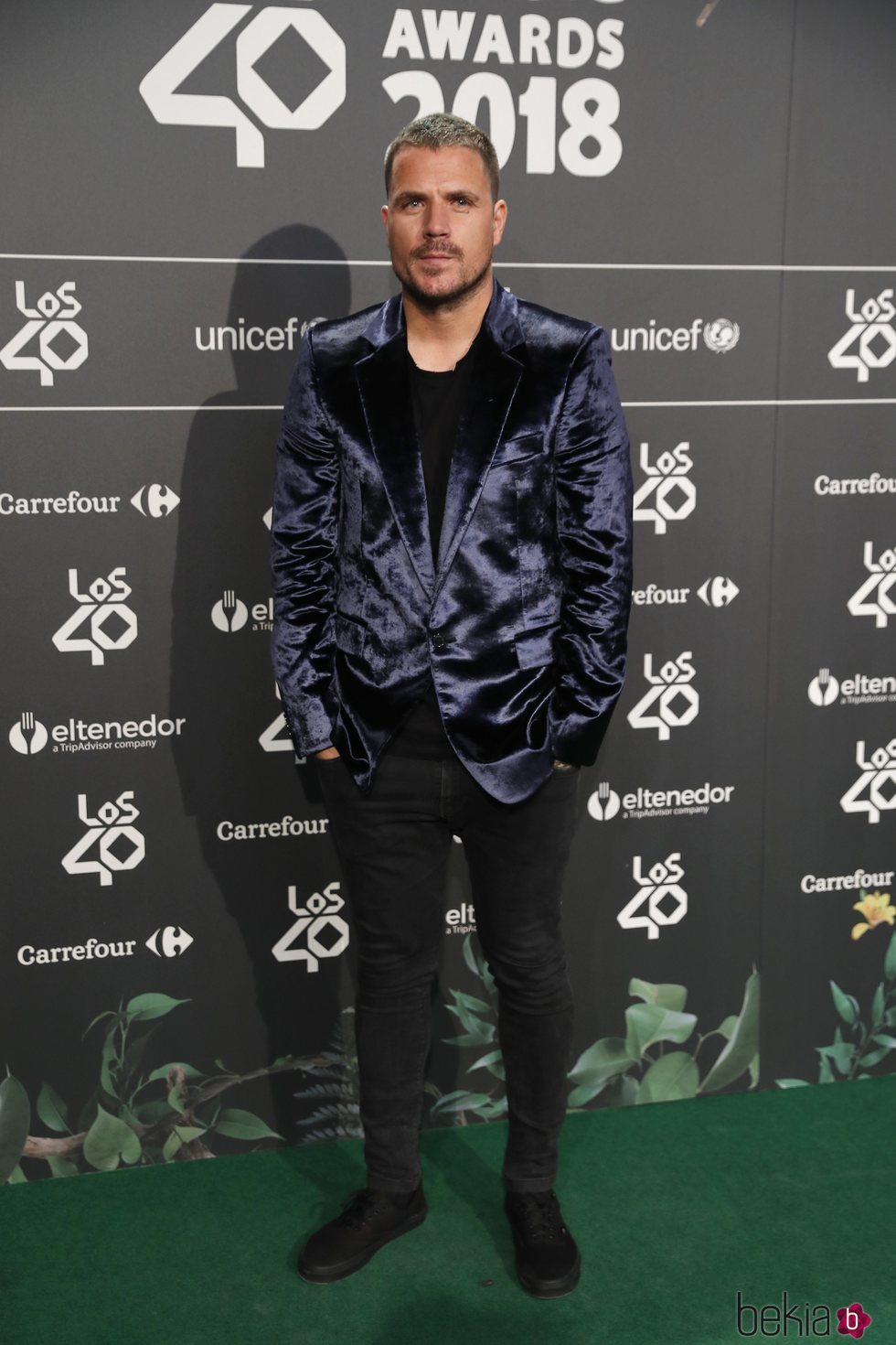 Dani Martín en la cena de nominados de Los40 Music Awards 2018