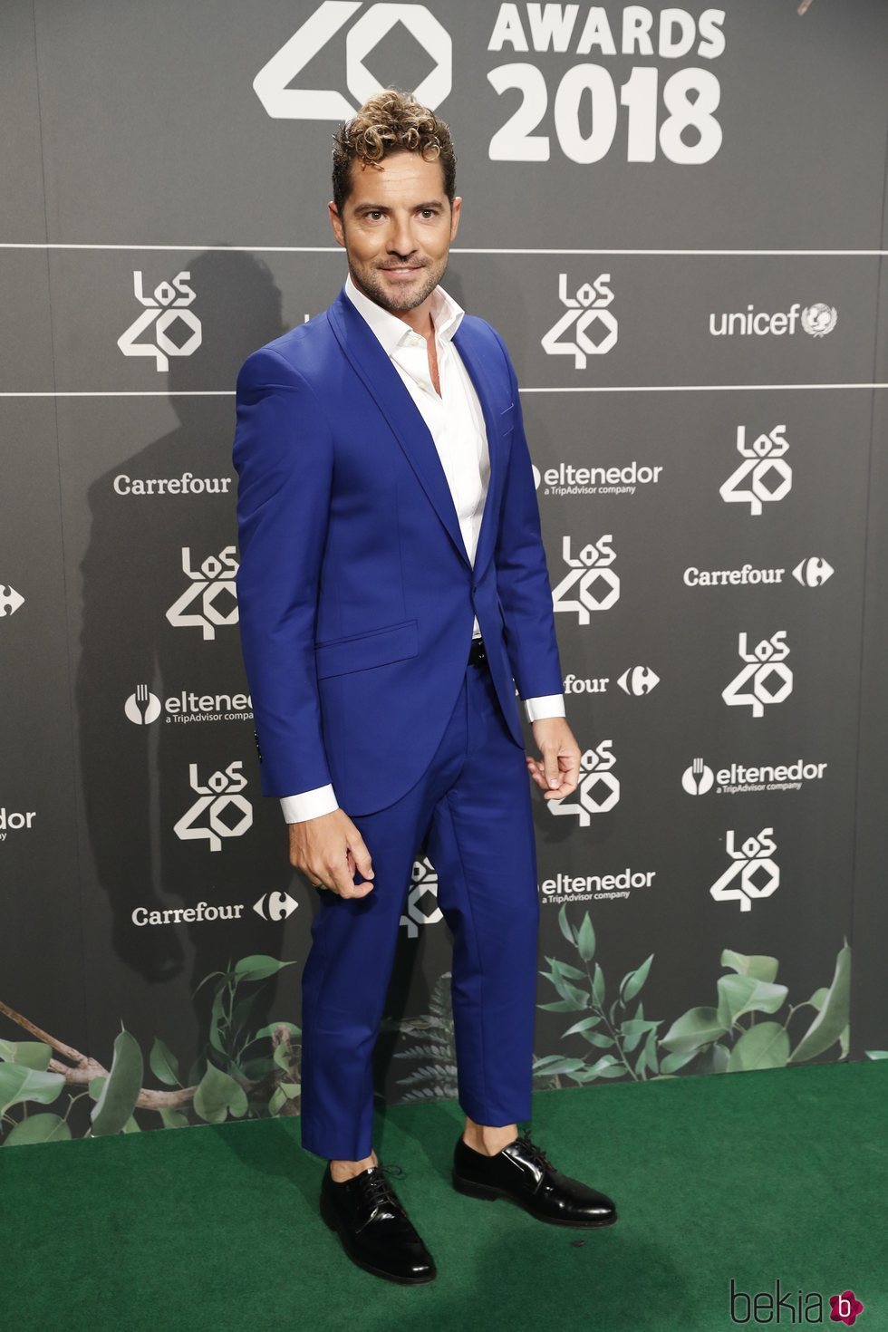 David Bisbal en la cena de nominados de Los40 Music Awards 2018