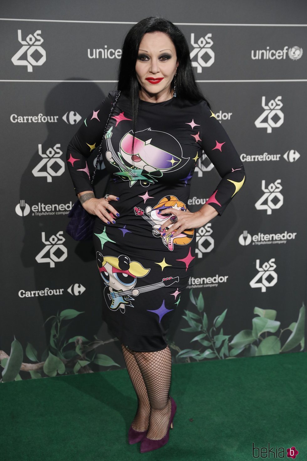 Alaska en la cena de nominados de Los40 Music Awards 2018