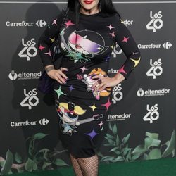 Alaska en la cena de nominados de Los40 Music Awards 2018