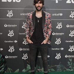 David Otero en la cena de nominados de Los40 Music Awards 2018