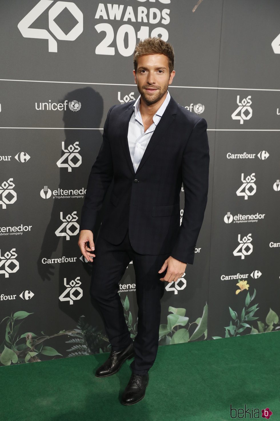 Pablo Alborán en la cena de nominados de Los40 Music Awards 2018