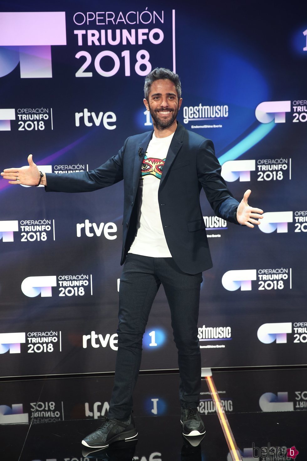 Roberto Leal en la presentación de 'OT 2018'