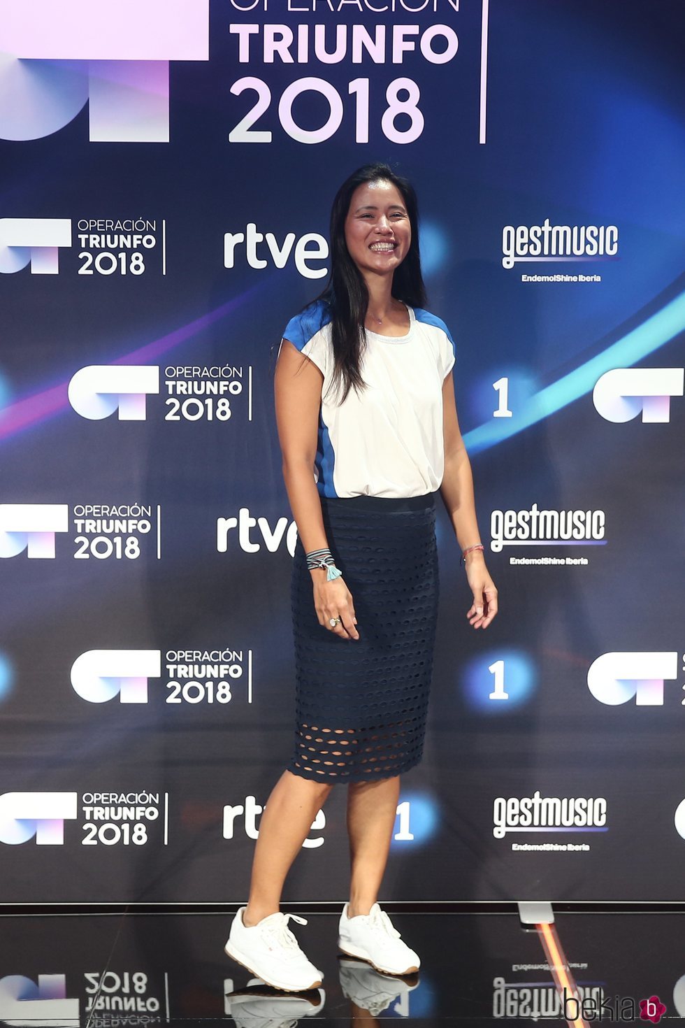 Xuan Lan en la presentación de 'OT 2018'