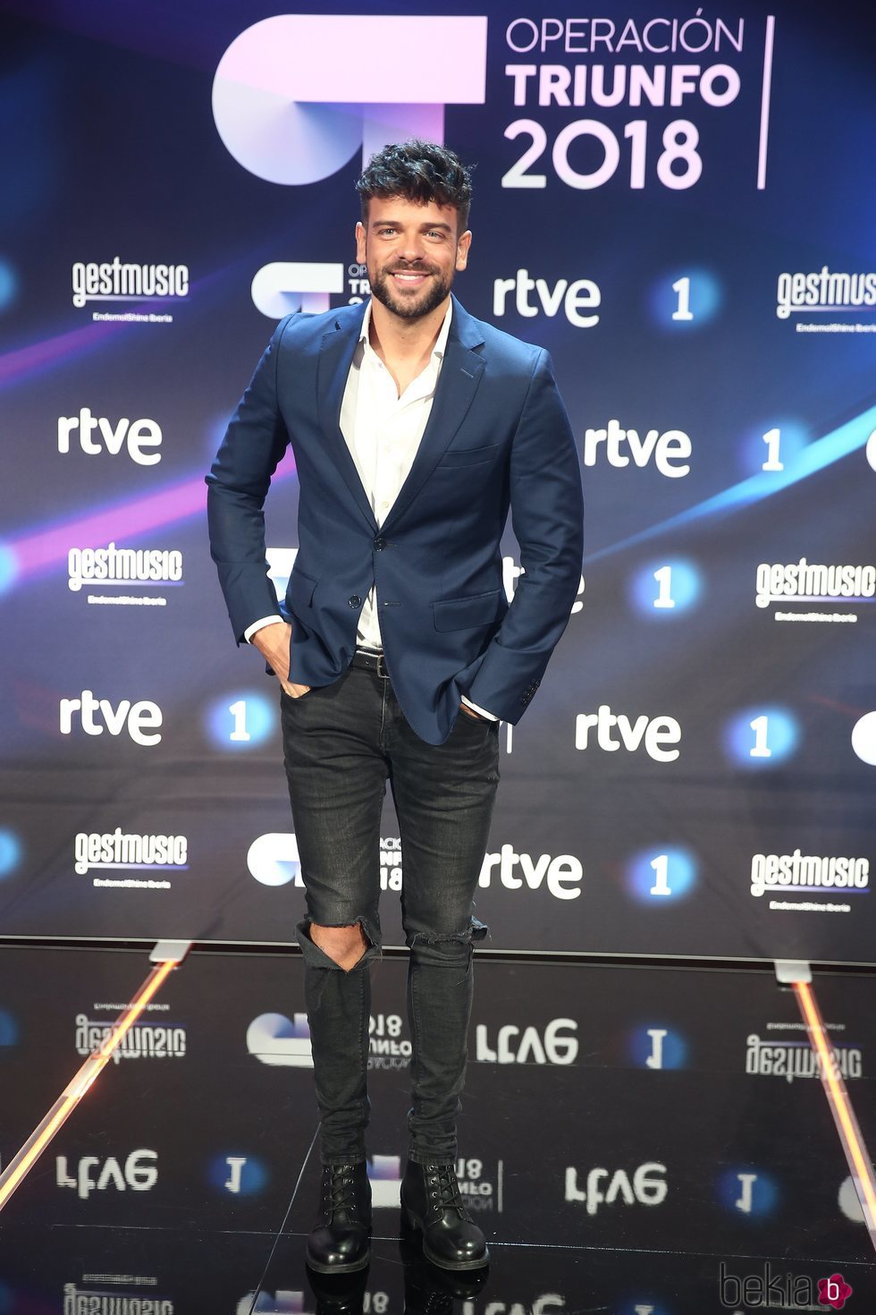 Ricky Merino en la presentación de 'OT 2018'