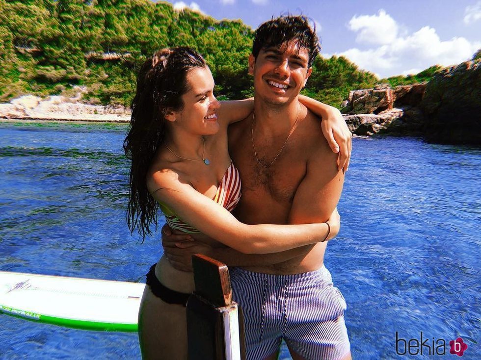 Alfred y Amaia disfrutando de los últimos días de verano