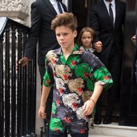 Cruz Beckham en la London Fashion Week