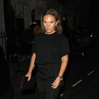 Louise Adams acude a la fiesta de su hermana, Victoria Beckham, en Londres